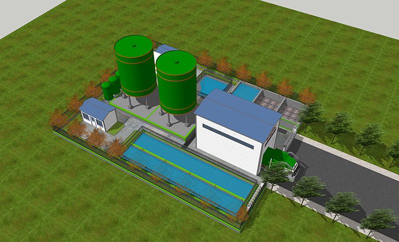 湖北(bei)蔴(ma)城某(mou)隧道汚水處理(li)站項目